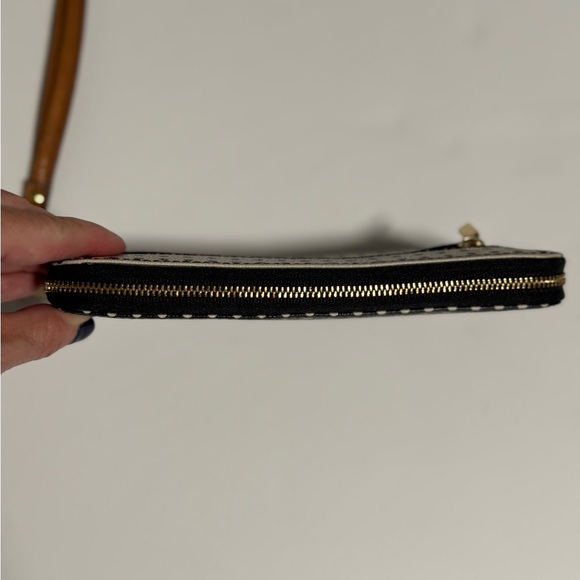 Fossil Polka dot wallet with gold zipper - Picture 3 of 10